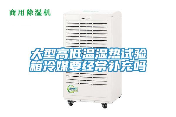 大型高低溫濕熱試驗(yàn)箱冷媒要經(jīng)常補(bǔ)充嗎