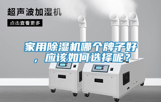 家用除濕機(jī)哪個(gè)牌子好，應(yīng)該如何選擇呢？