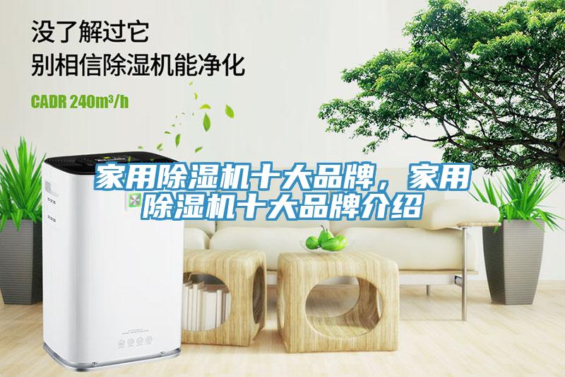 家用除濕機十大品牌，家用除濕機十大品牌介紹