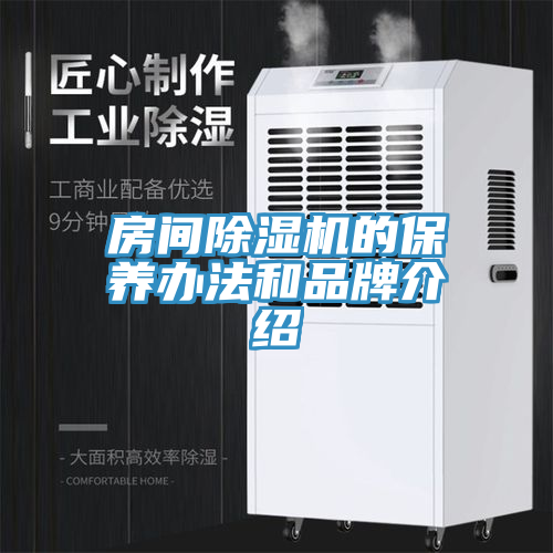 房間除濕機的保養辦法和品牌介紹