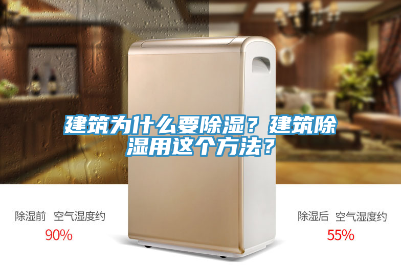 建筑為什么要除濕？建筑除濕用這個方法？