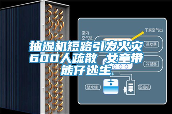 抽濕機短路引發火災600人疏散 女童帶熊仔逃生