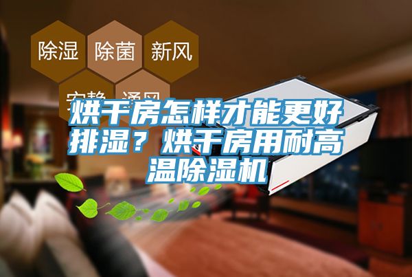 烘干房怎樣才能更好排濕?烘干房用耐高溫除濕機