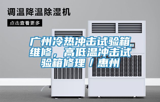 廣州冷熱沖擊試驗箱維修，高低溫沖擊試驗箱修理／惠州