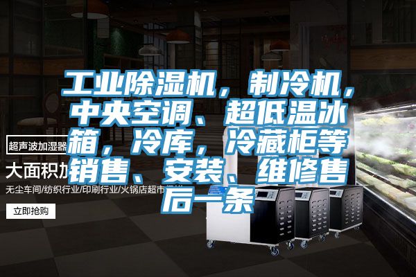 工業除濕機，制冷機，中央空調、超低溫冰箱，冷庫，冷藏柜等銷售、安裝、維修售后一條