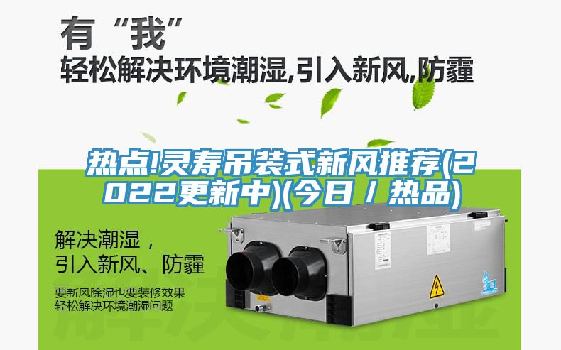 熱點!靈壽吊裝式新風推薦(2022更新中)(今日／熱品)
