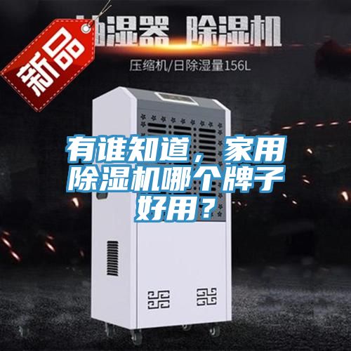 有誰知道，家用除濕機(jī)哪個(gè)牌子好用？