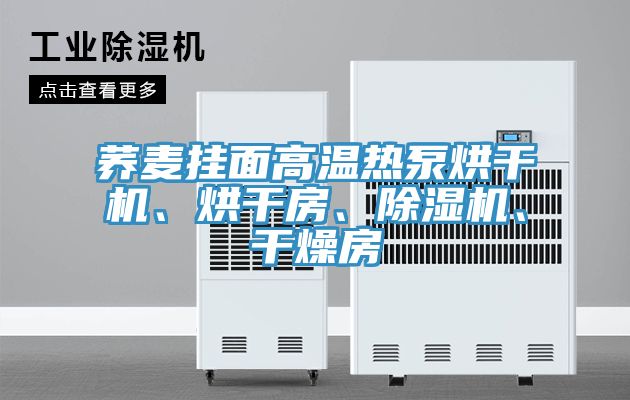 蕎麥掛面高溫?zé)岜煤娓蓹C(jī)、烘干房、除濕機(jī)、干燥房