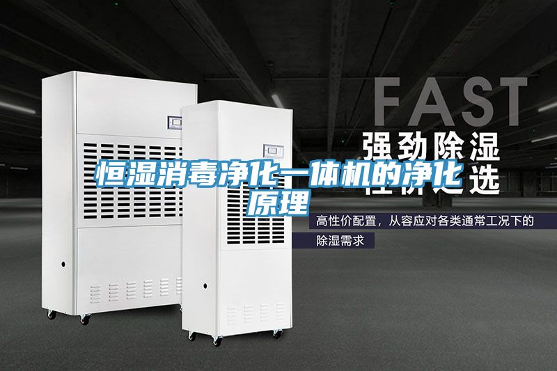 恒濕消毒凈化一體機的凈化原理