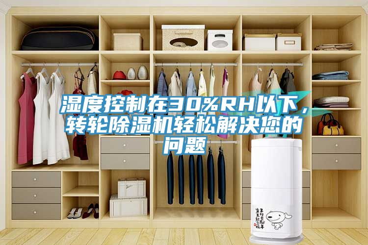 濕度控制在30%RH以下，轉輪除濕機輕松解決您的問題