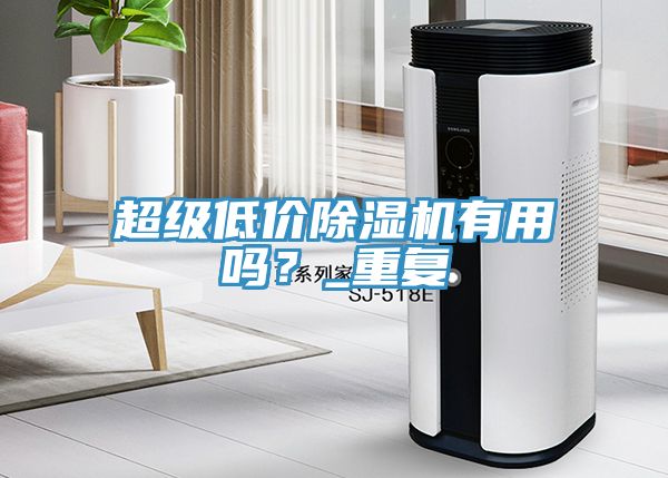 超級低價除濕機有用嗎？_重復