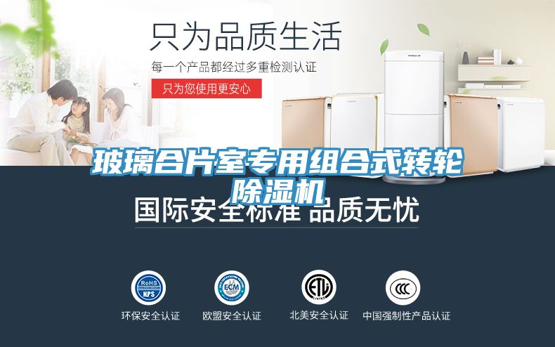 玻璃合片室專用組合式轉輪除濕機