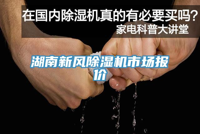 湖南新風除濕機市場報價