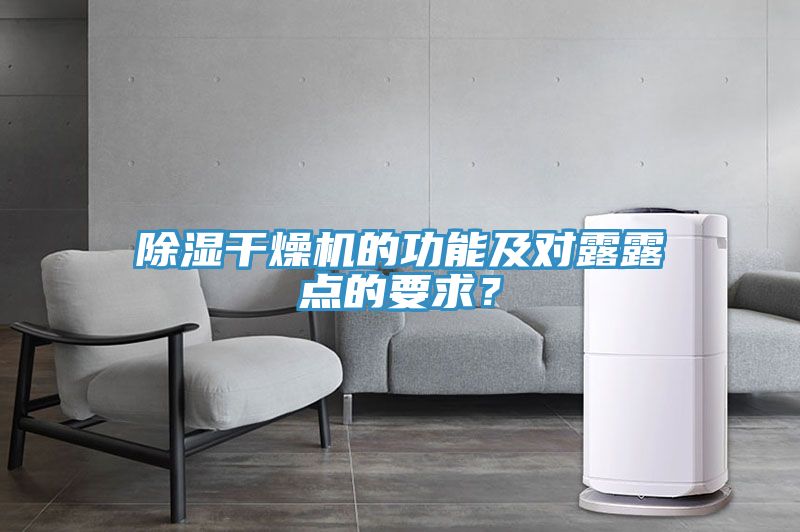 除濕干燥機的功能及對露露點的要求？