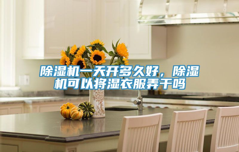 除濕機一天開多久好,除濕機可以將濕衣服弄干嗎