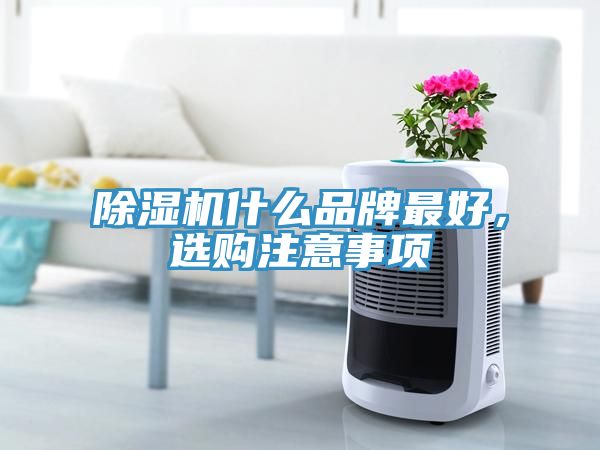 除濕機什么品牌最好，選購注意事項