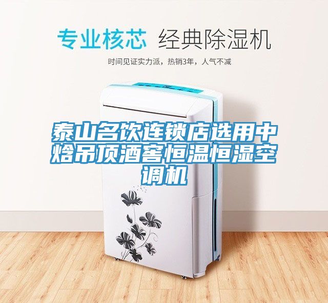 泰山名飲連鎖店選用中焓吊頂酒窖恒溫恒濕空調(diào)機(jī)