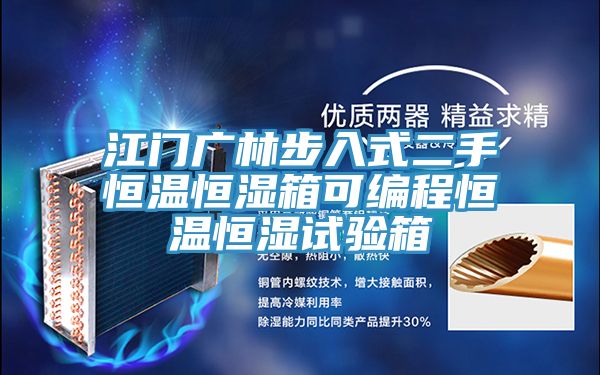 江門廣林步入式二手恒溫恒濕箱可編程恒溫恒濕試驗(yàn)箱