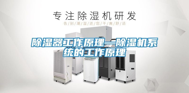 除濕器工作原理—除濕機系統的工作原理