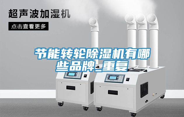 節(jié)能轉輪除濕機有哪些品牌_重復