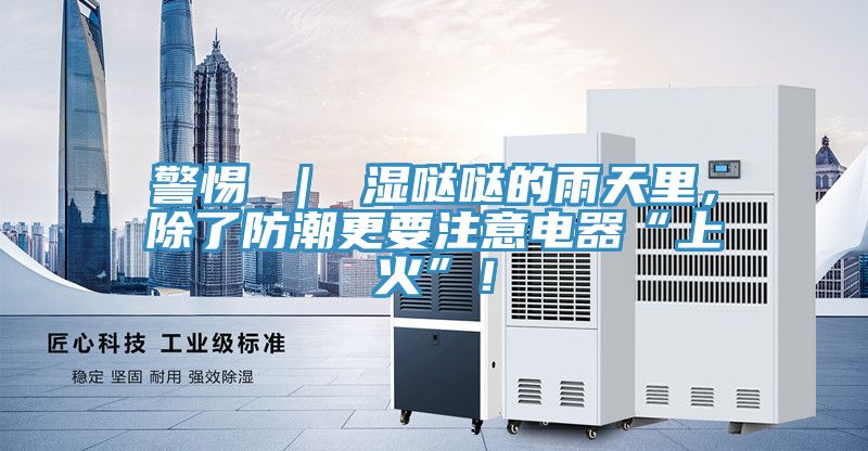 警惕 ｜ 濕噠噠的雨天里，除了防潮更要注意電器“上火”！