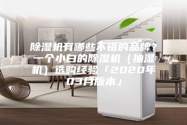 除濕機(jī)有哪些不錯的品牌？一個小白的除濕機(jī)（抽濕機(jī)）選購經(jīng)驗(yàn)「2020年03月版本」