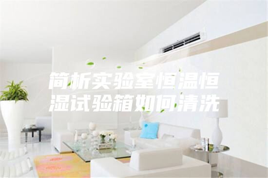 簡析實(shí)驗(yàn)室恒溫恒濕試驗(yàn)箱如何清洗