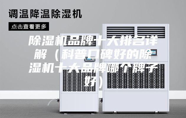 除濕機(jī)品牌十大排名詳解（科普口碑好的除濕機(jī)十大品牌哪個(gè)牌子好）