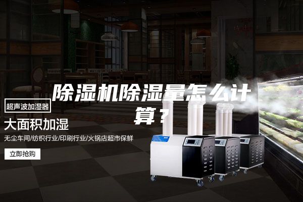 除濕機除濕量怎么計算？