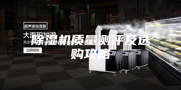 除濕機(jī)質(zhì)量測(cè)評(píng)及選購(gòu)攻略
