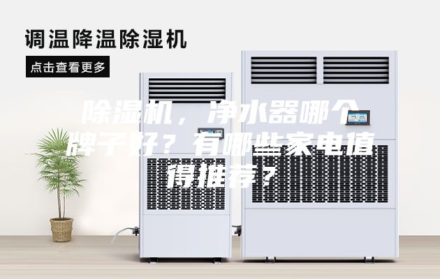 除濕機，凈水器哪個牌子好？有哪些家電值得推薦？